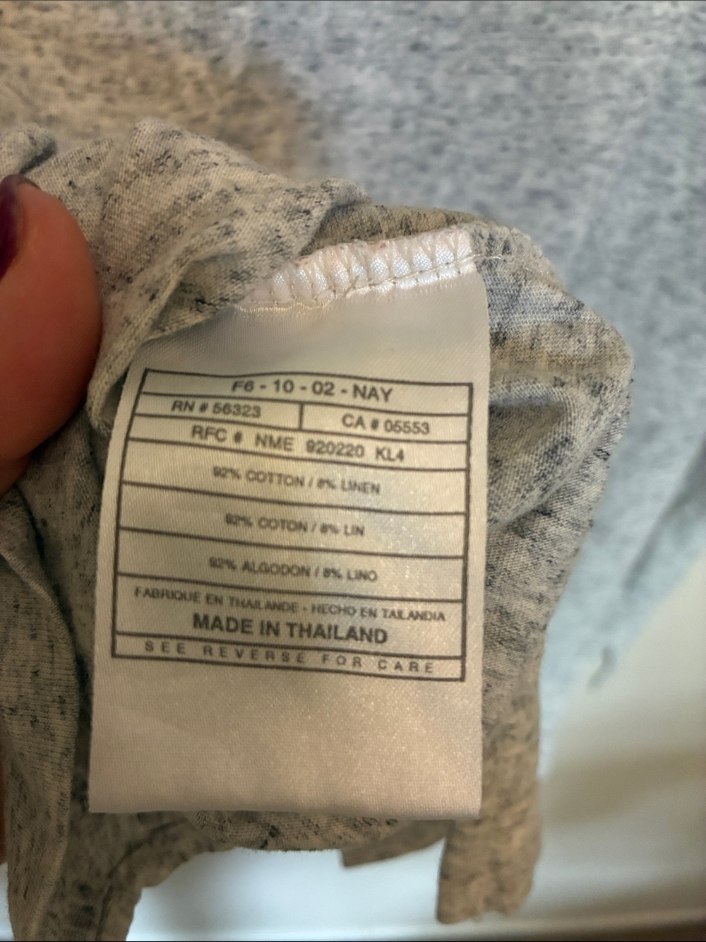 Nike Men’s Gray Heather Polo with Dark Gray Trim - Picture 5 of 6